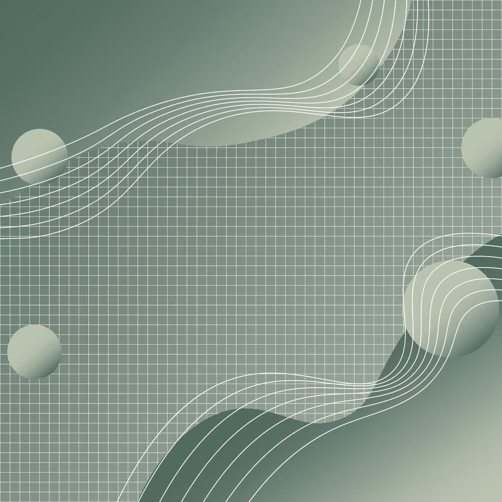 Gradient wave and lines background. vector