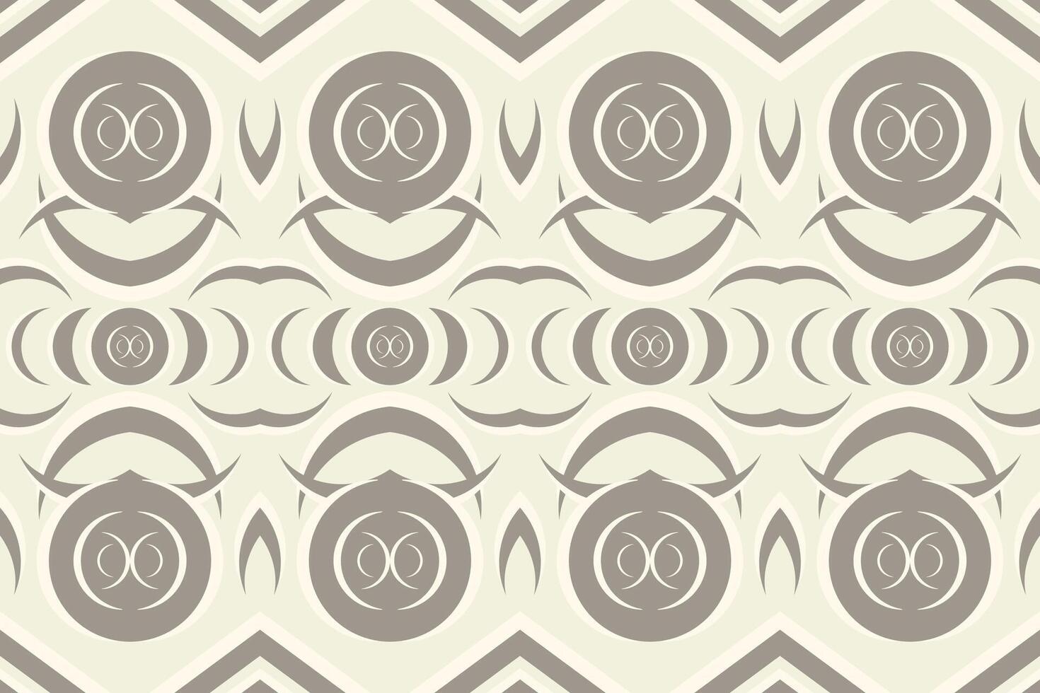 Light brown pastel fabric pattern in the shape of a moon. vector