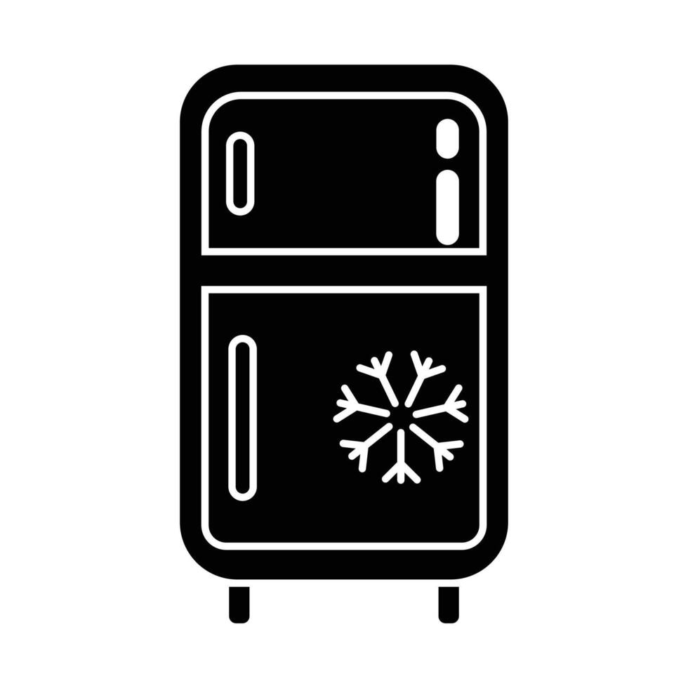 fridge icon on white background vector