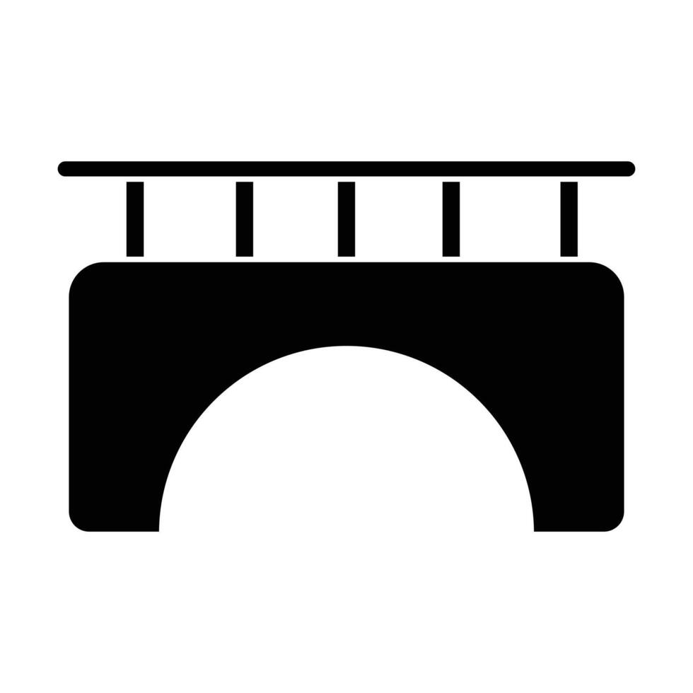 bridge icon on white background vector