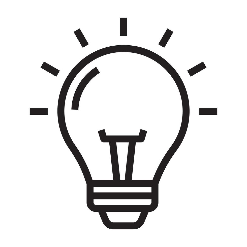 idea line icon. vector
