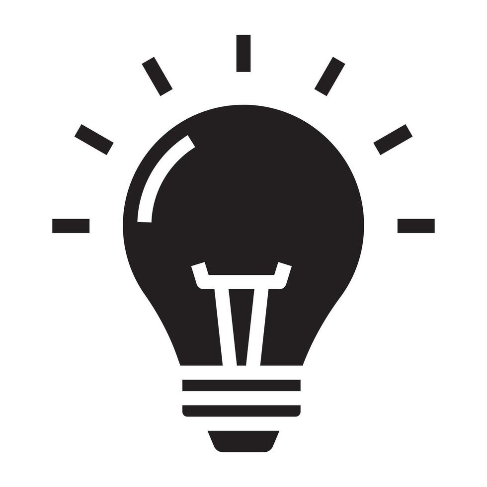 idea black icon. vector