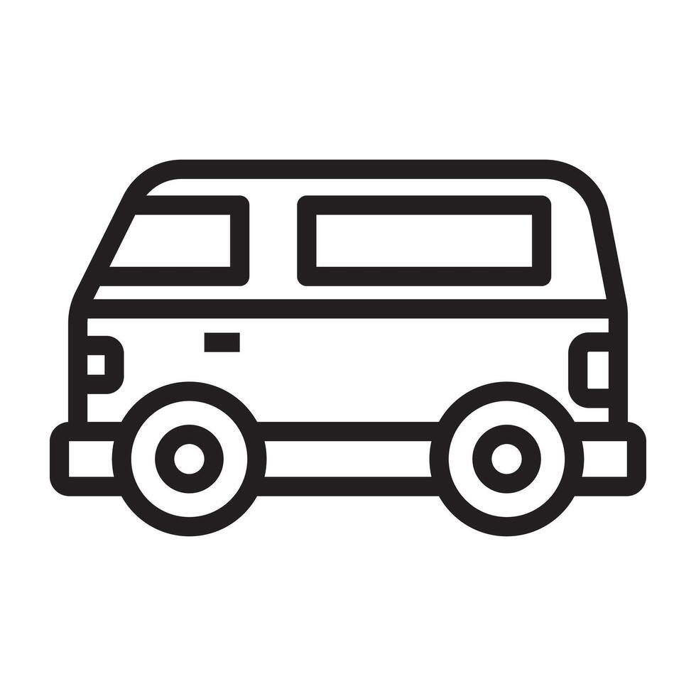 Van line icon. vector