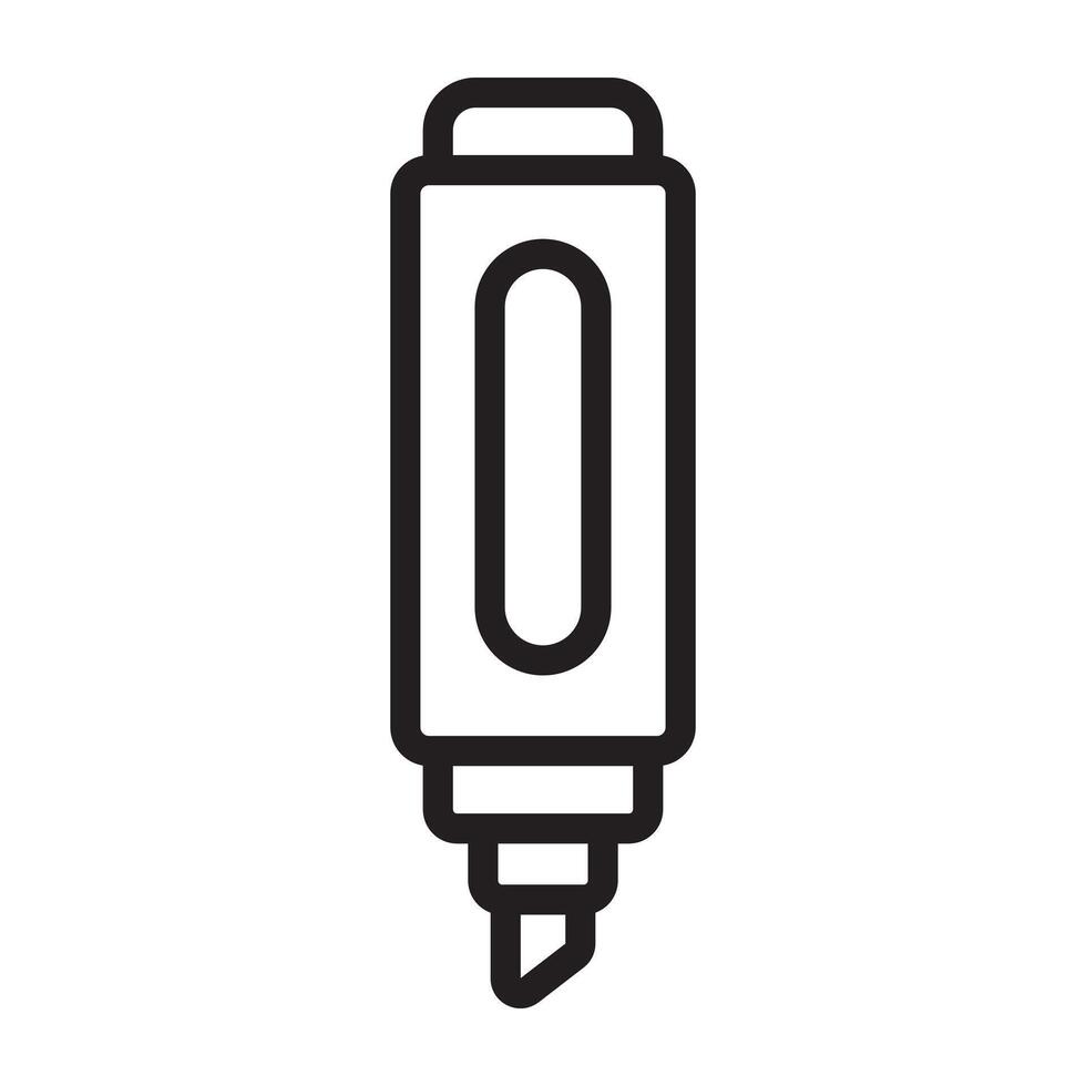 Marker line icon. vector