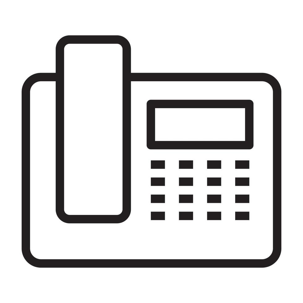 Telephone line icon. vector