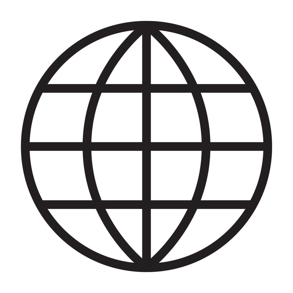 Browser line icon. vector