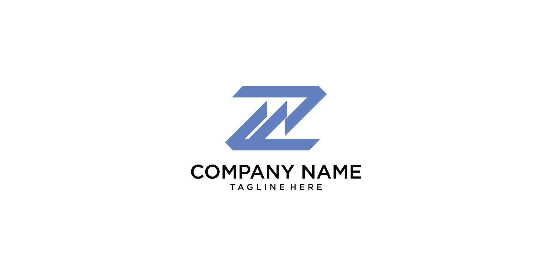Simple letter Z logo design premium vector