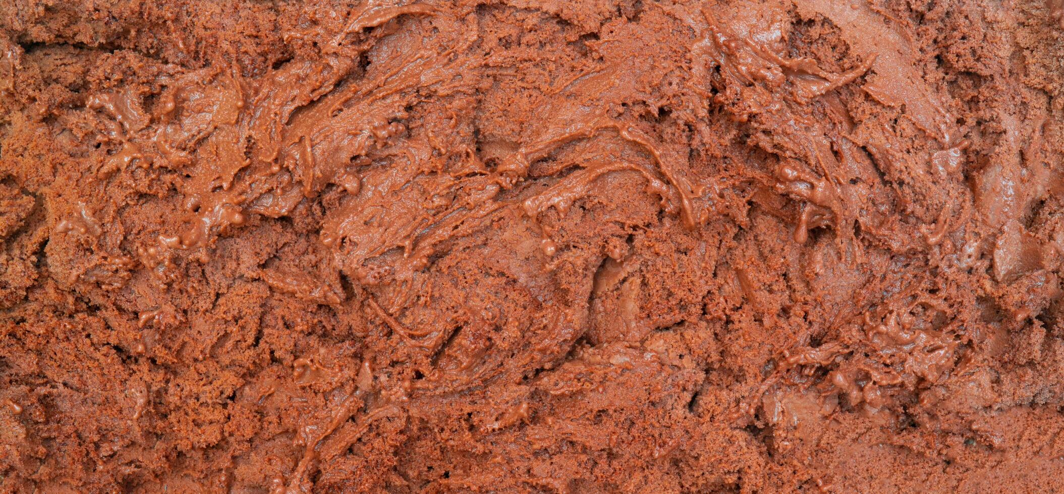 Chocolate ice cream texture. photo