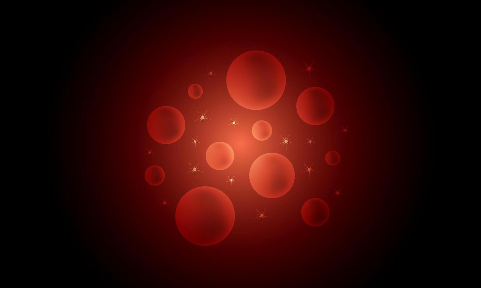 Abstract dark red texture with a bubbles. red circle. soft bubbles. vector