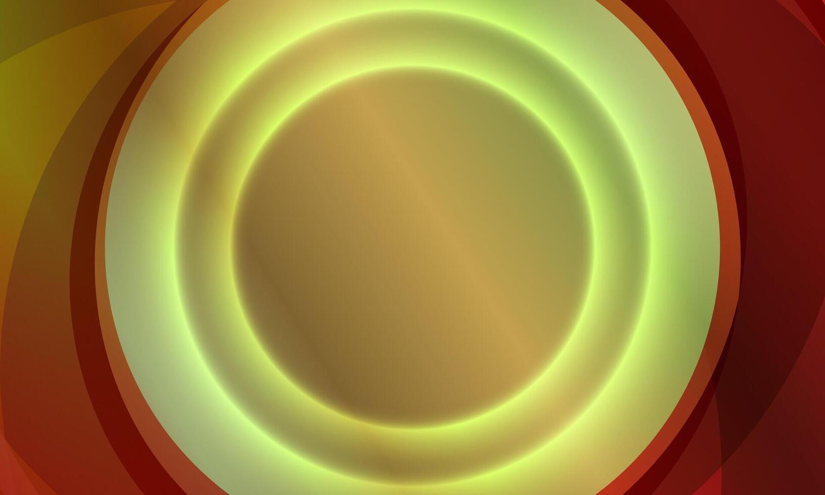 Abstract colorful geometrical circles. dark light. gradient yellow. vector