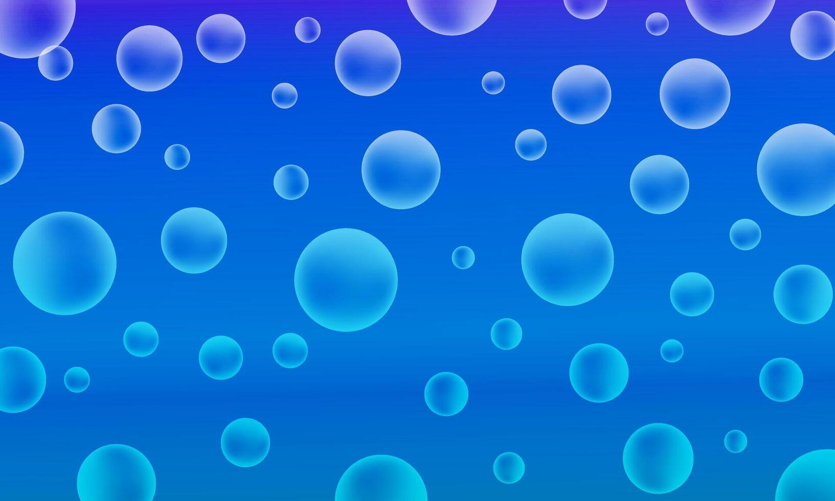 Abstract soft light blue bubble ball background. circle blue drop. vector