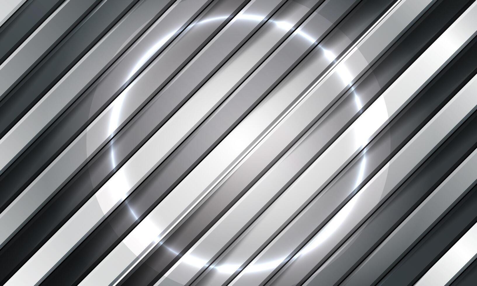 Colorful diagonal stripes pattern. Stylish abstract geometric striped background. metallic steel. circle light. vector