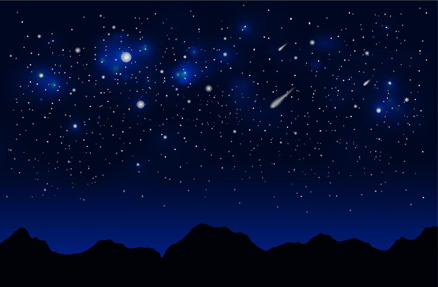 Dark space background. vector
