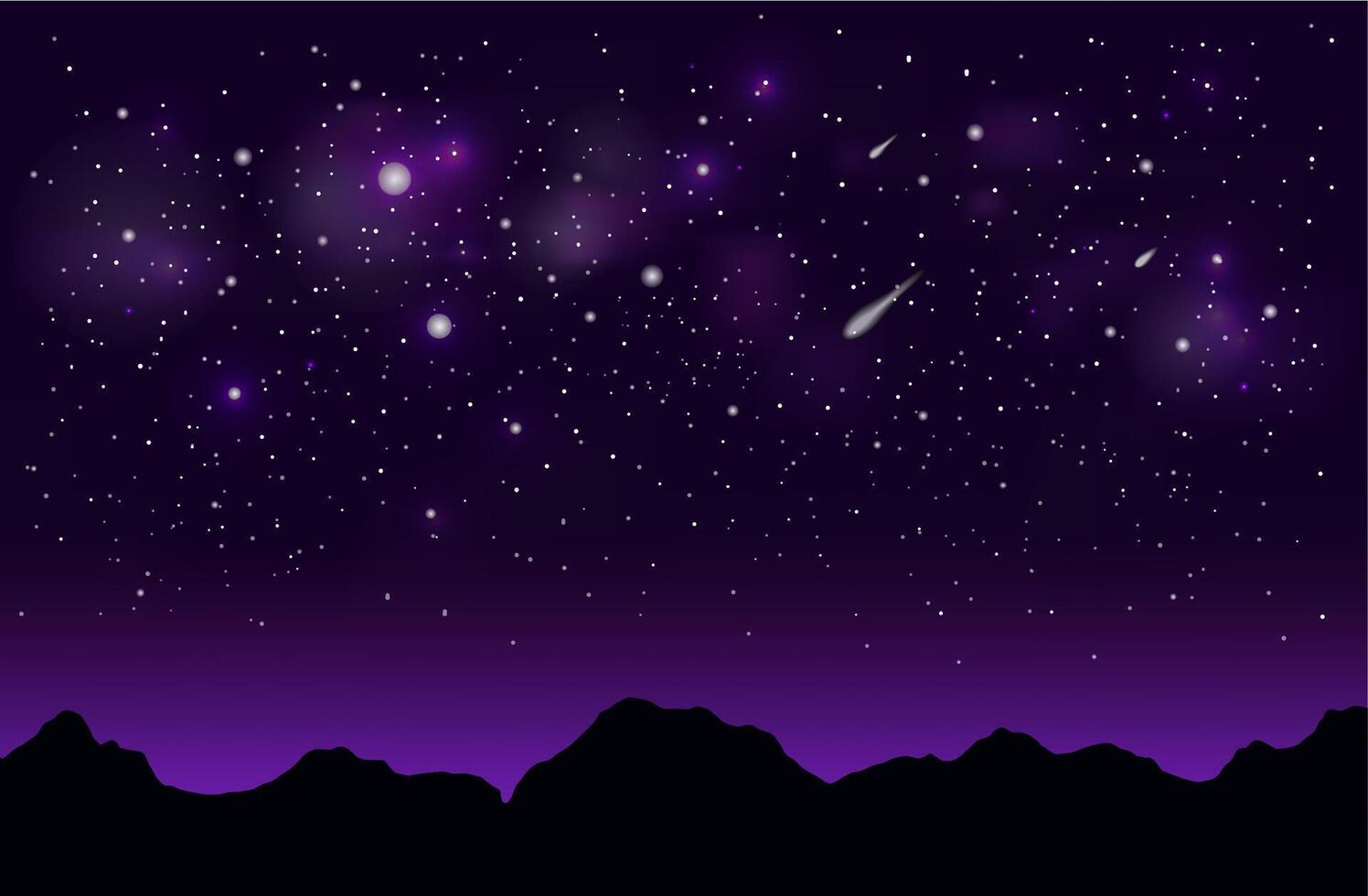 Dark space background. vector