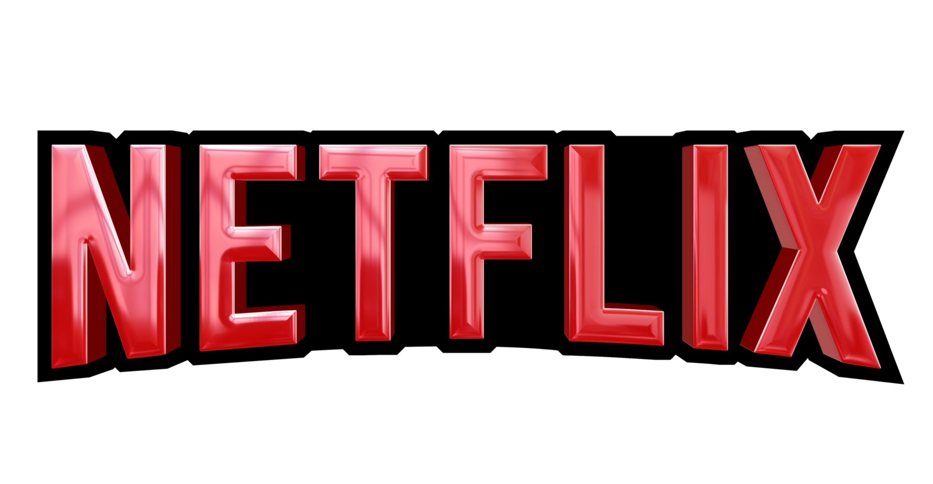 Netflix 3d icon png