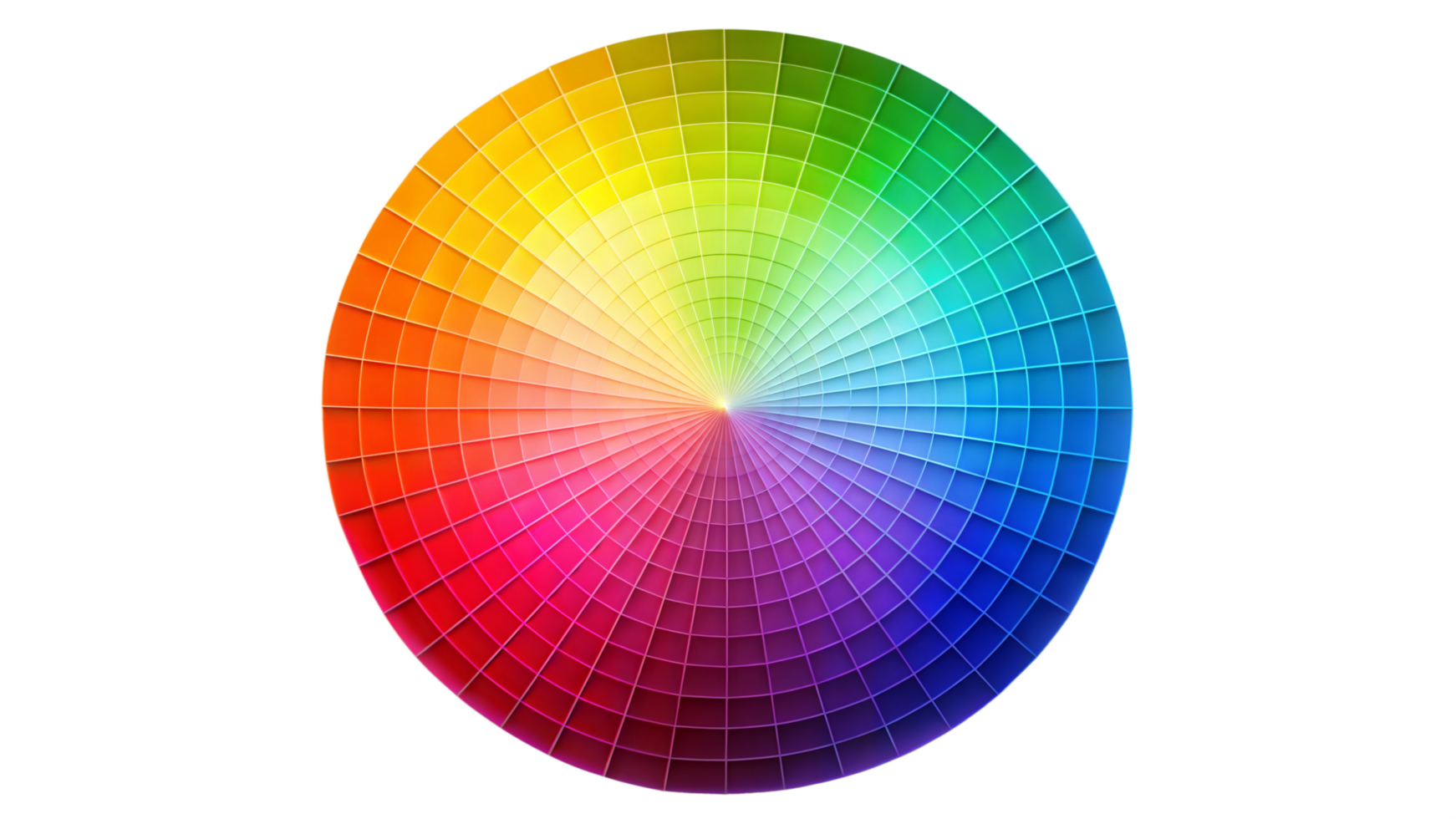 Color Spectrum Wheel on Transparent Background png
