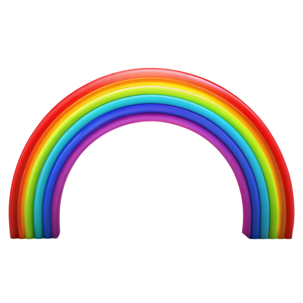 Rainbow on Transparent Background png