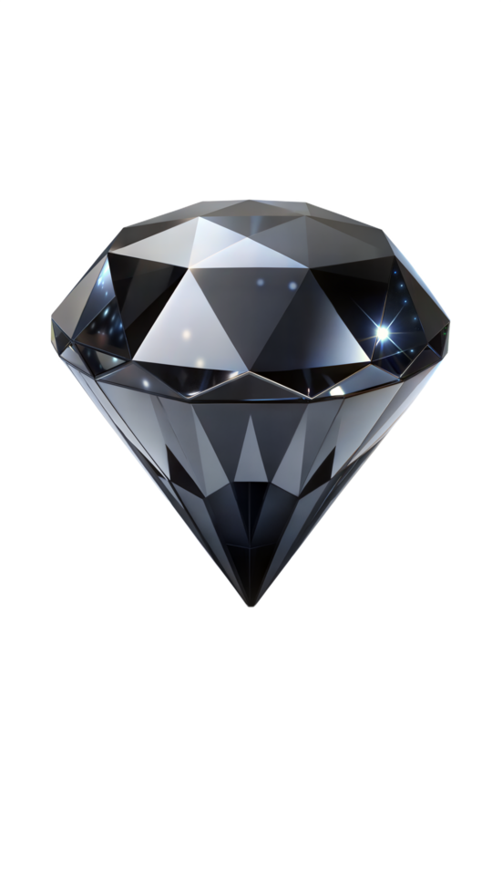 Black Diamond on Transparent Background png