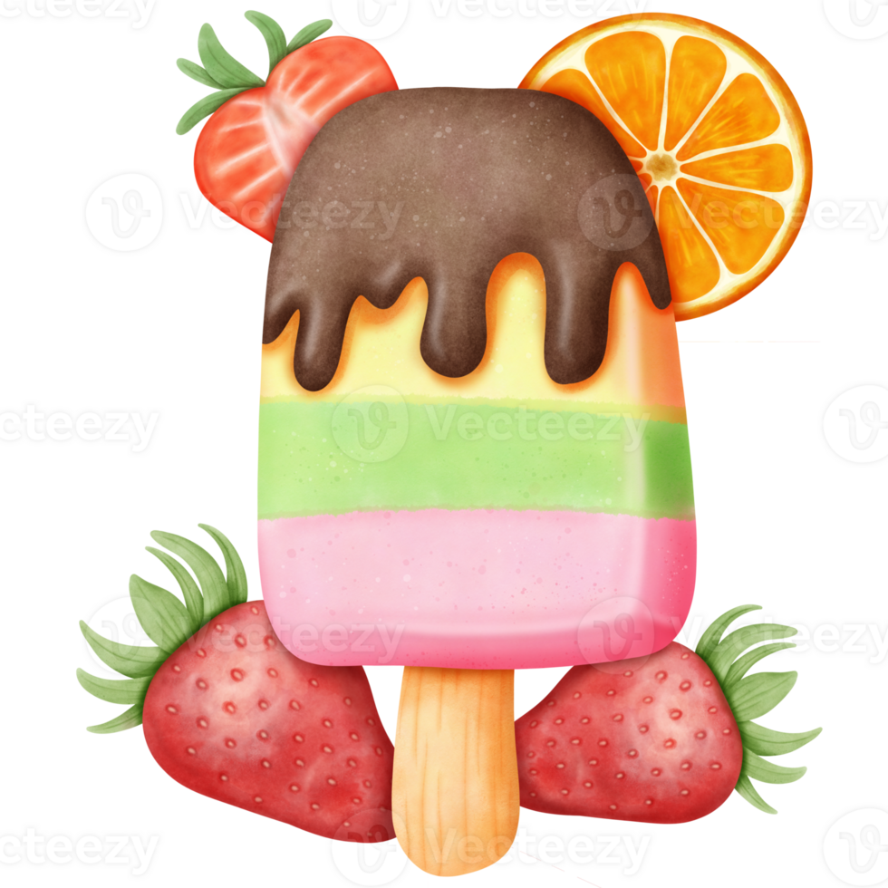 Ice cream fruit png