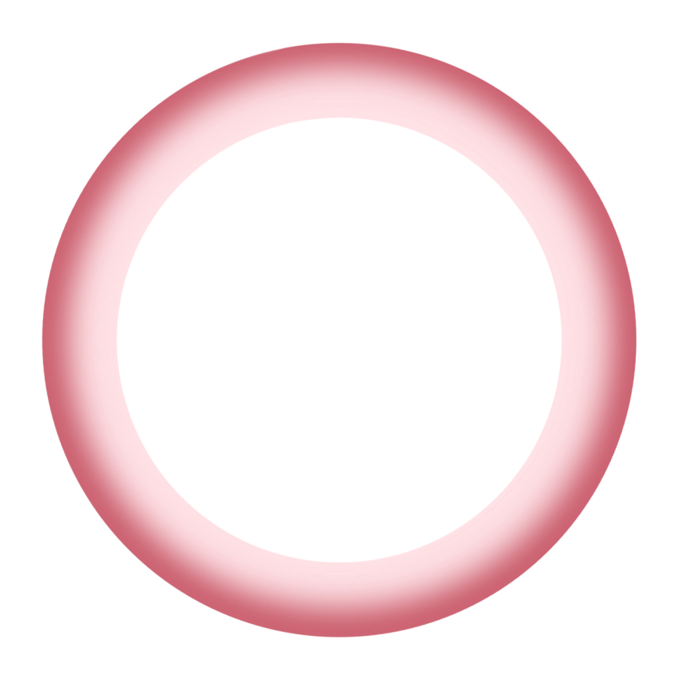 A red and pink circle on a transparent background png