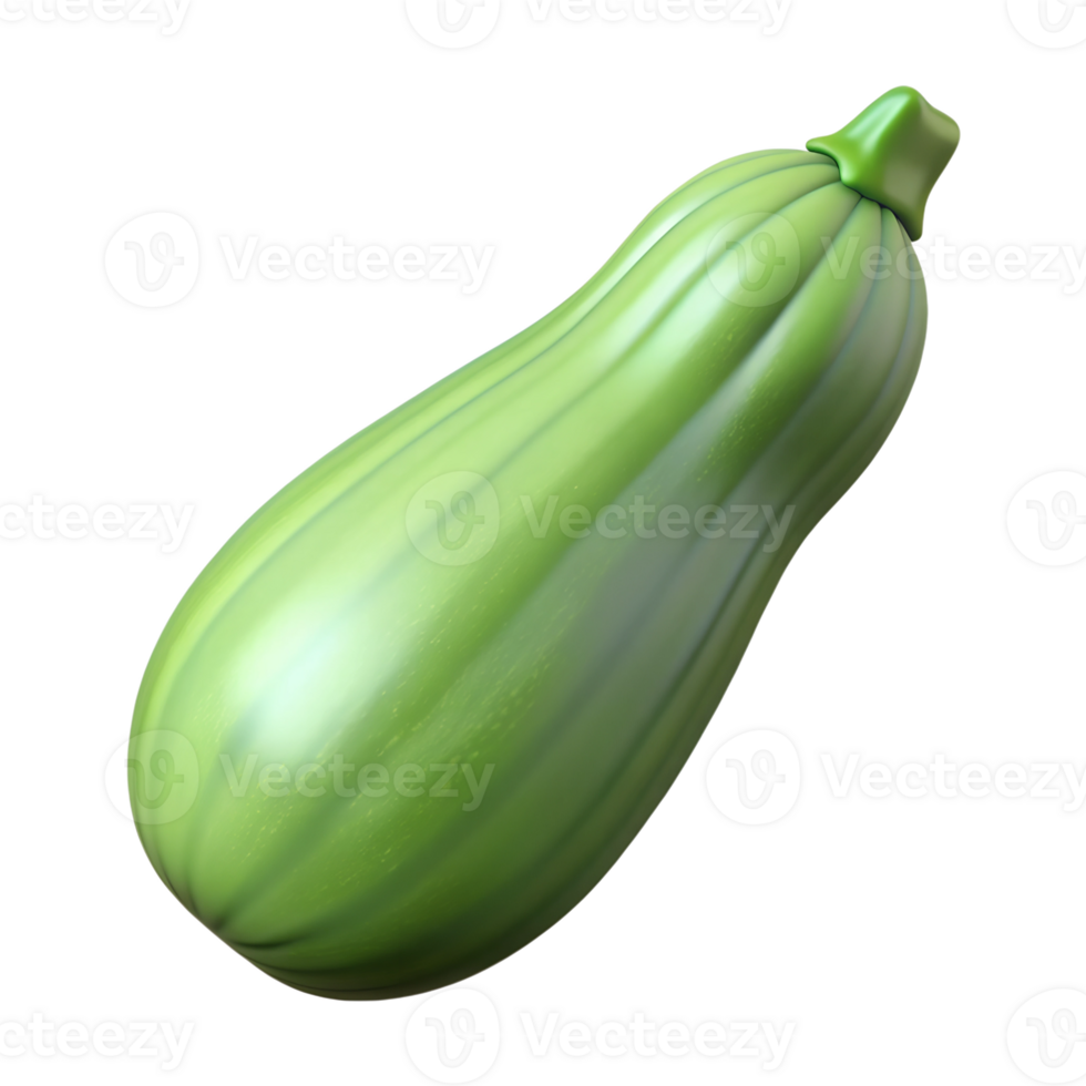 tekenfilm courgette groente illustratie geïsoleerd Aan de transparant achtergrond png