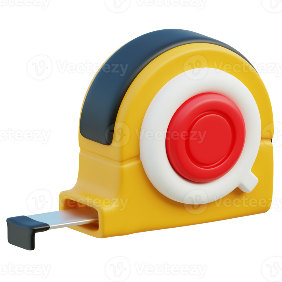 Measuring tape 3D icon png