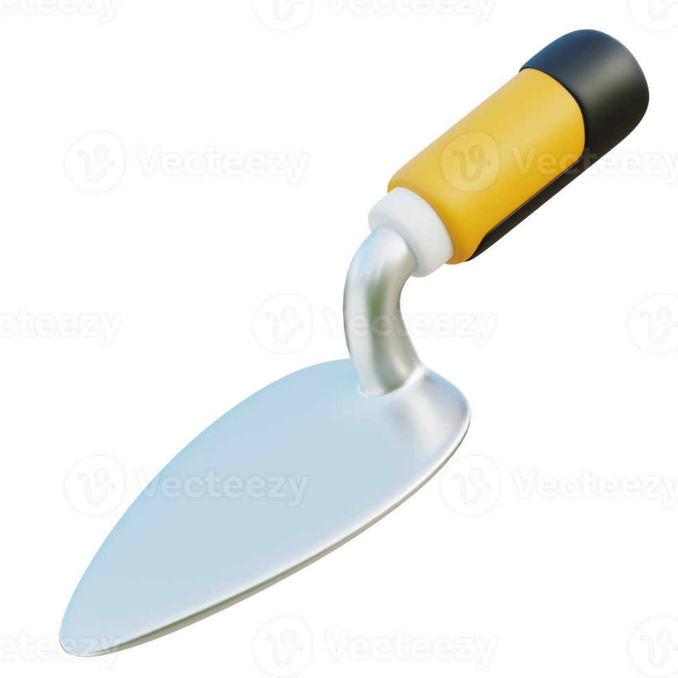 Trowel 3D icon png