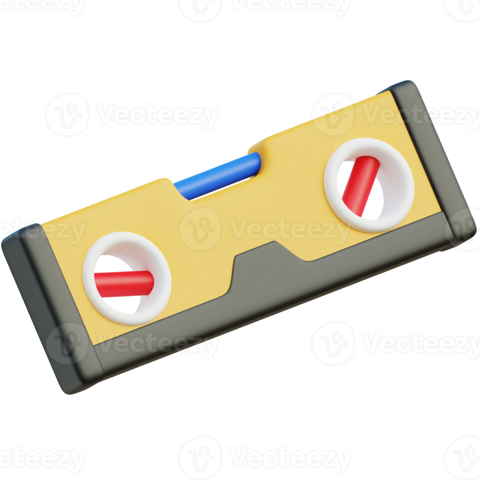 Spirit level 3D icon png