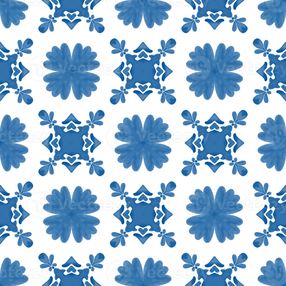 Watercolor Ceramic Navy Blue Tile png