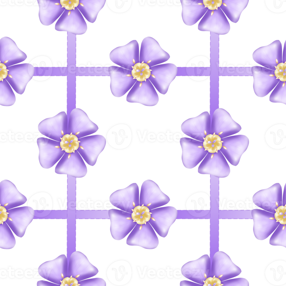 vintage flower seamless pattern png