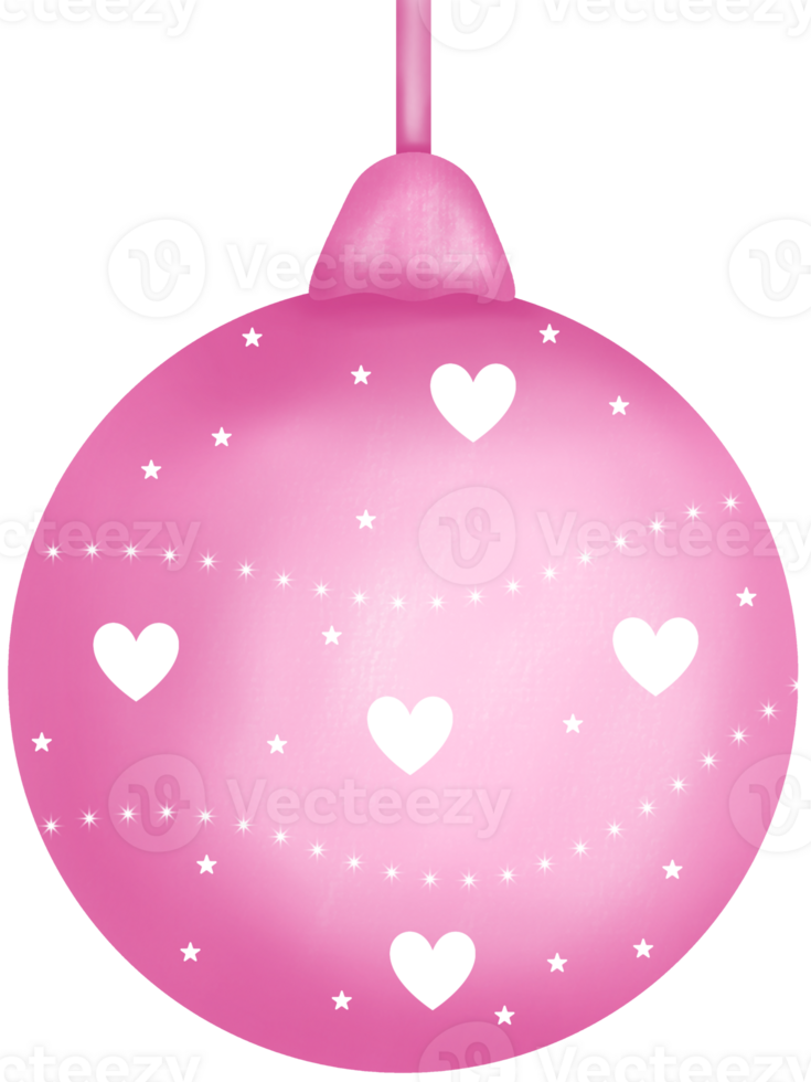 colorful cute Christmas balls png