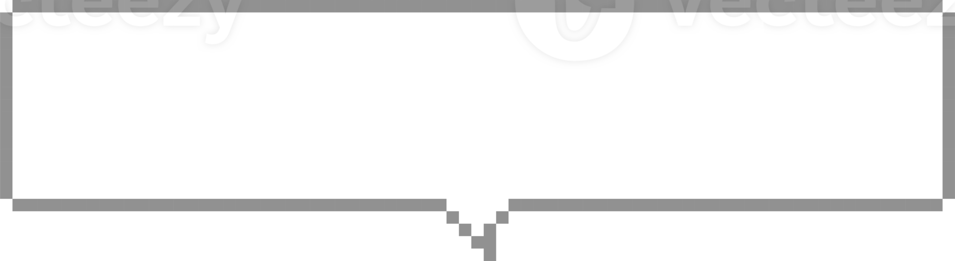 8bit retro game pixel speech bubble balloon icon sticker memo keyword planner text box banner png
