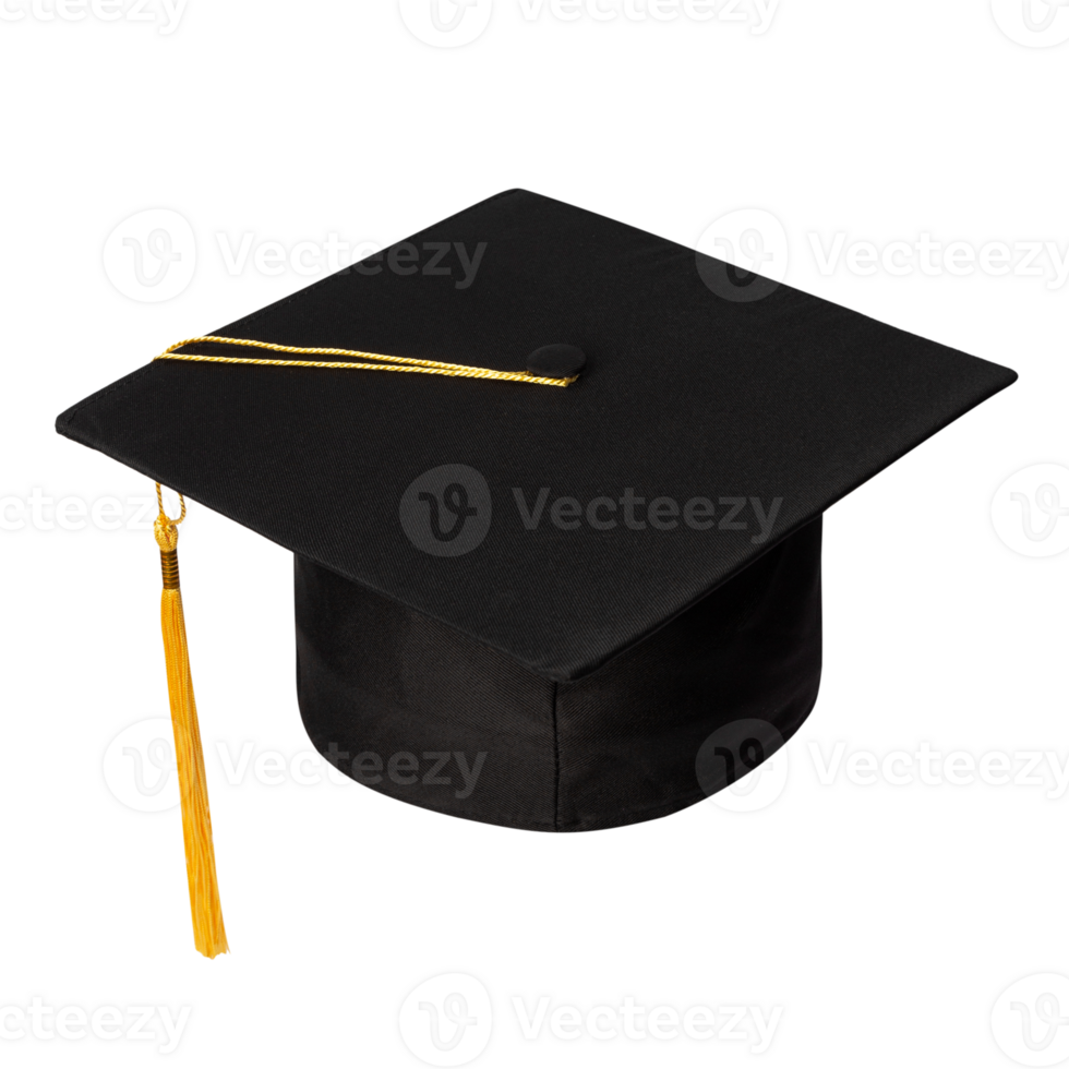 Graduation Hat, cutout, full depth of field png