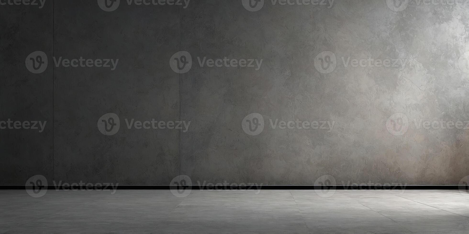 Minimal abstract background for product presentation Light on gray plaster wall. photo