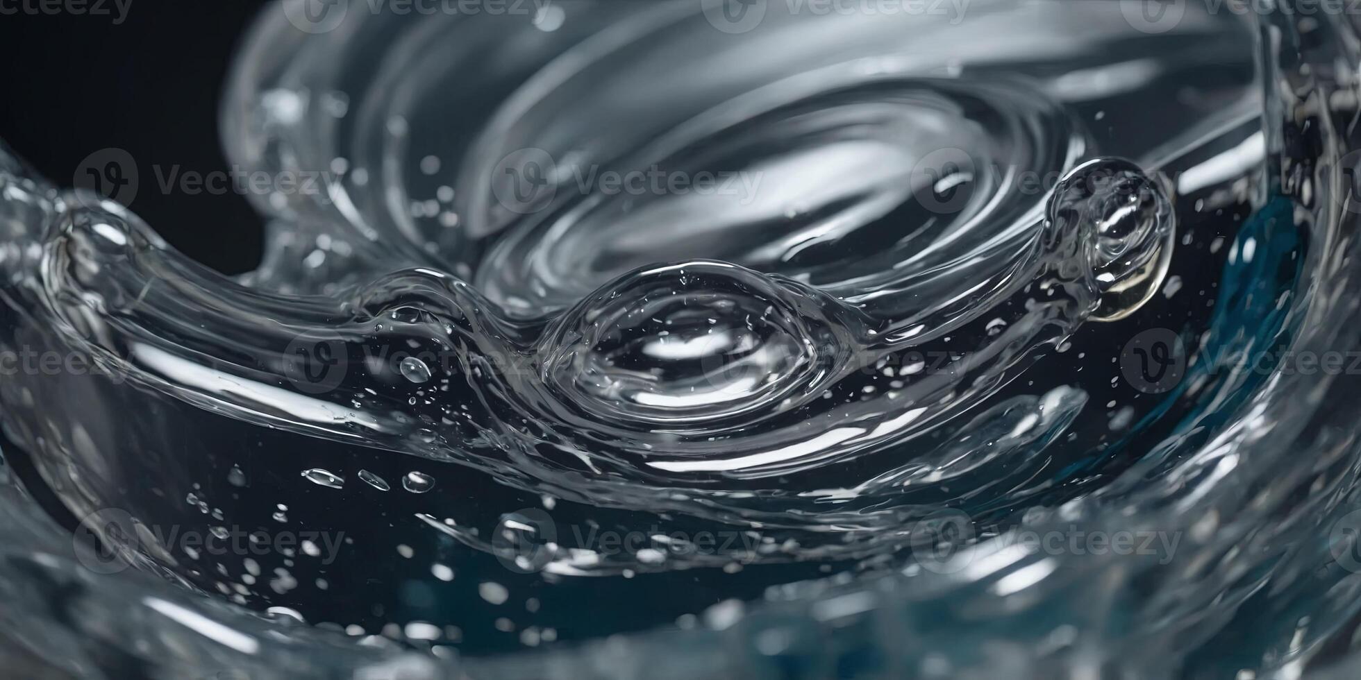 A Close-up of a clear liquid cosmetic product. . photo