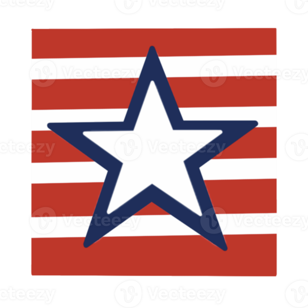 Star Flag for American independence png