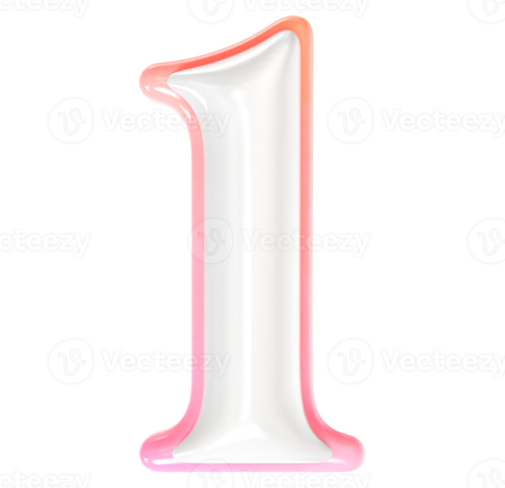 l Font 3D Rendering png
