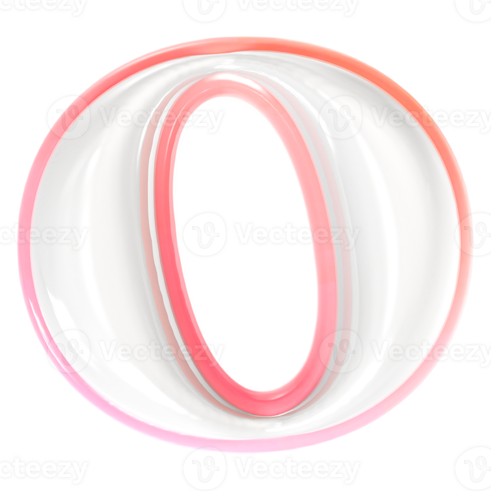 o Font 3D Rendering png