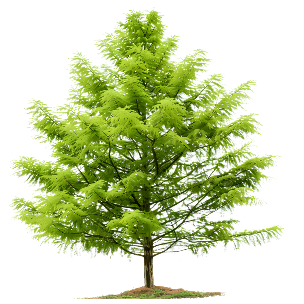 a single pine tree transparent background png