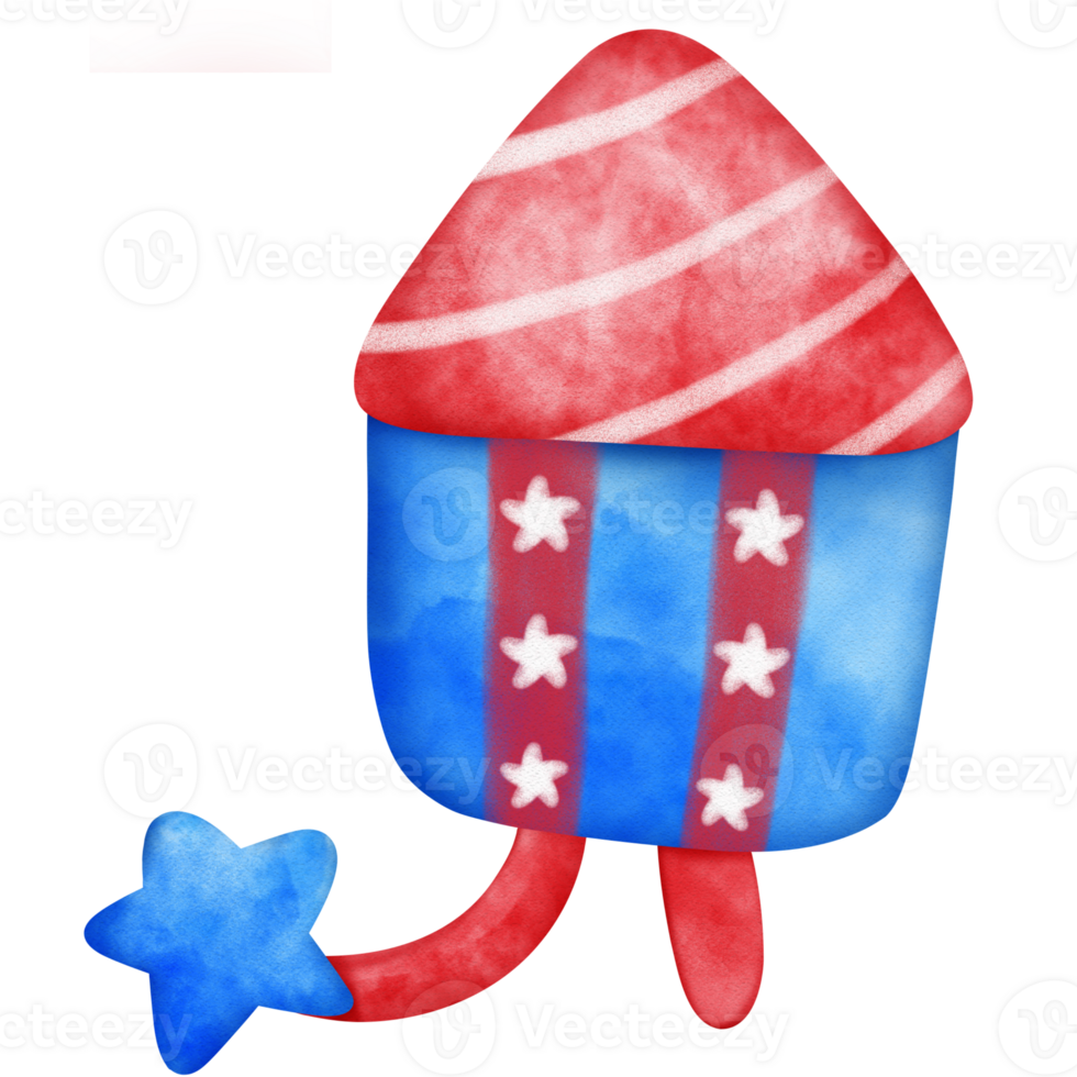 Happy 4th of July USA Independence Day elements set png