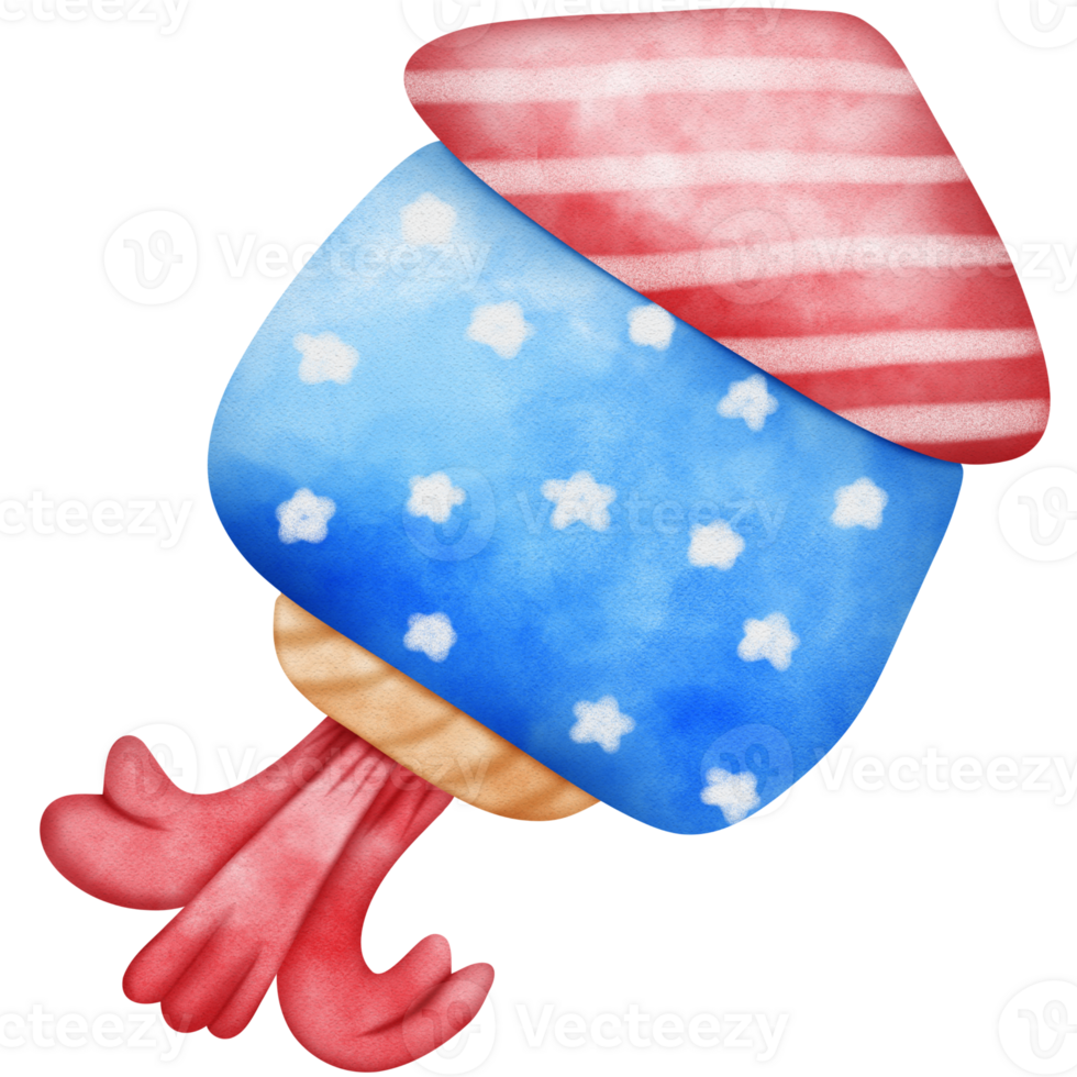 Happy 4th of July USA Independence Day elements set png