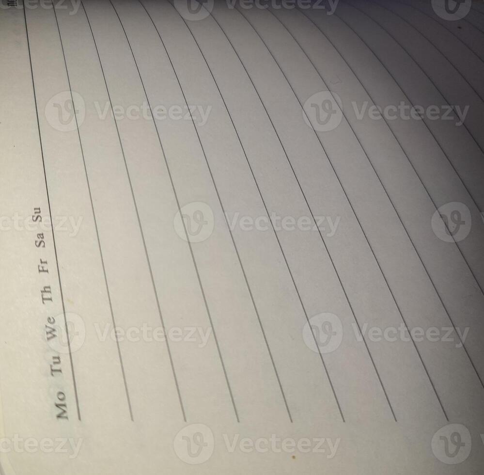 texture and background of blank striped paper sheets photo