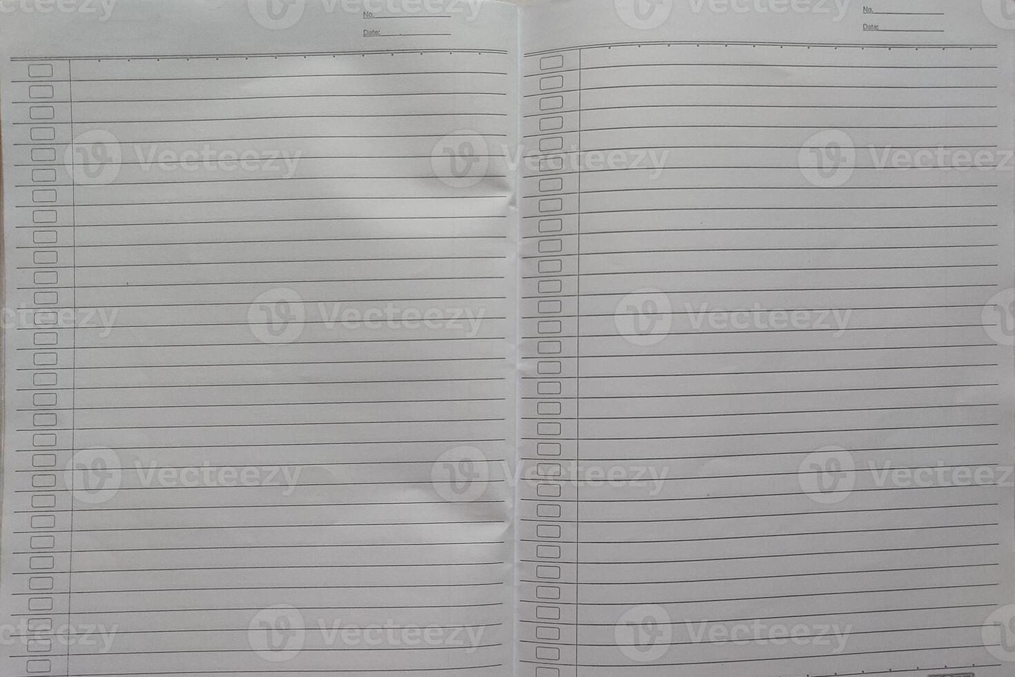 texture and background of blank striped paper sheets photo