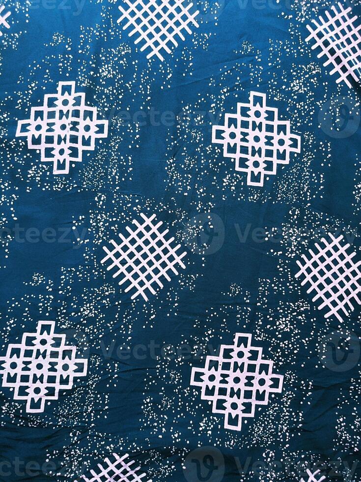 texture, pattern and background of fabric with a geometric box pattern photo