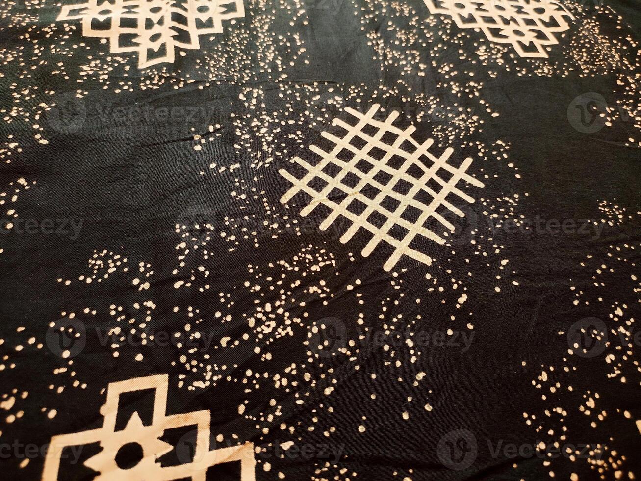 texture, pattern and background of fabric with a geometric box pattern photo