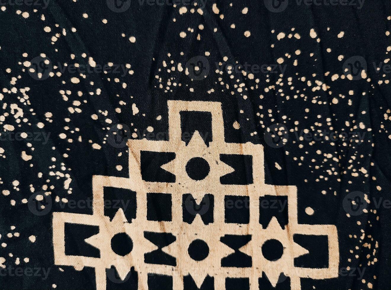 texture, pattern and background of fabric with a geometric box pattern photo
