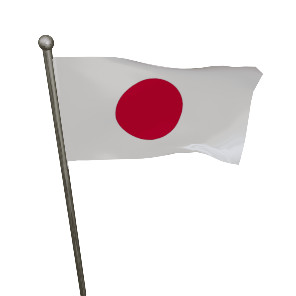 Japan Waving Flag, Japanese flag transparent png