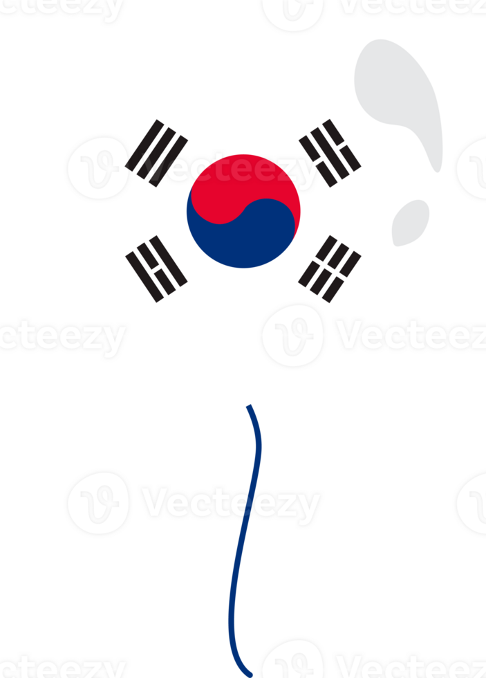 KOREA FLAG ELEMENT png
