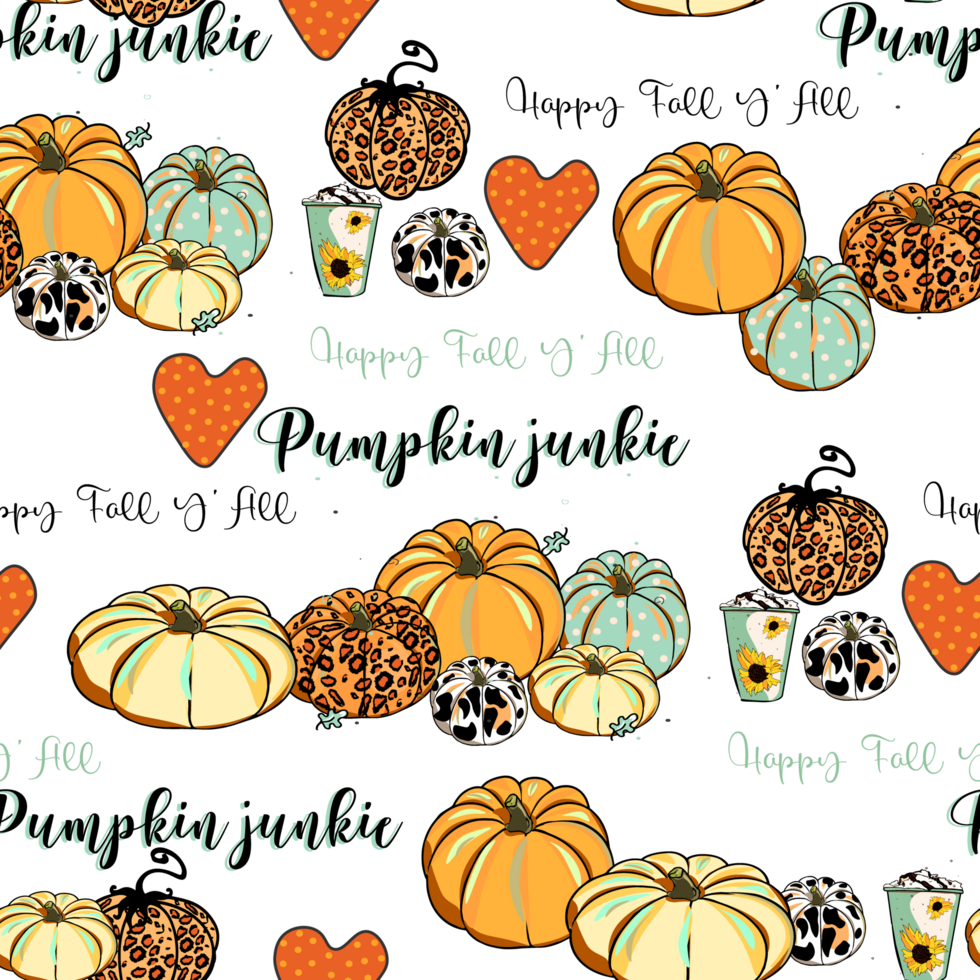 Halloween pattern Trick or treat illustration. Pattern pumpkin for Halloween design. illustration as a blank for a designer, logo, icon, textiles png