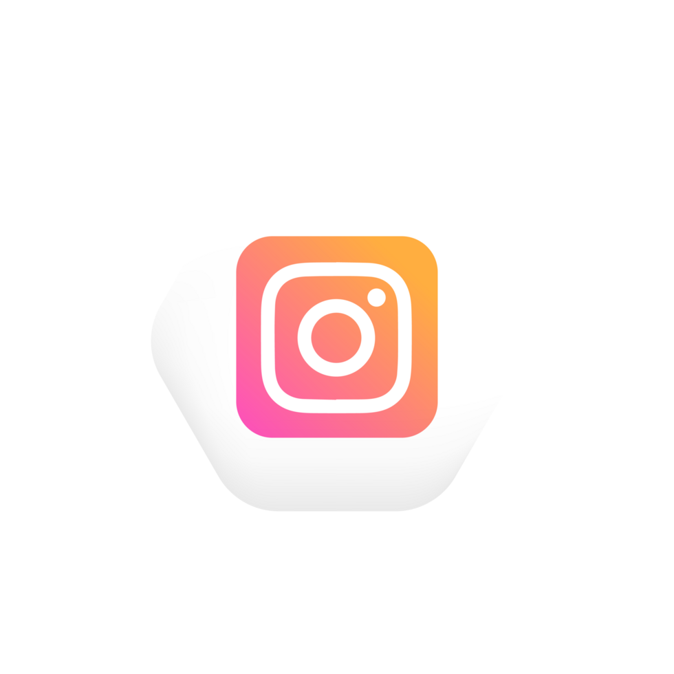 Instagram logo icon. Instagram screen social media and social network interface template. png